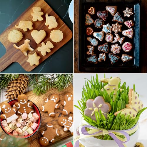 Assorted holiday cookie cutters set
