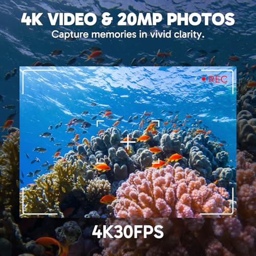 AKASO EK7000 Pro touch screen display