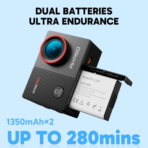 AKASO EK7000 Pro battery compartment