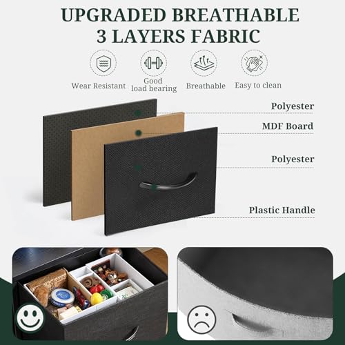 SageNest storage chest in black color