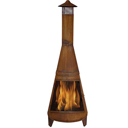 Sunnydaze 70 inch rustic chiminea