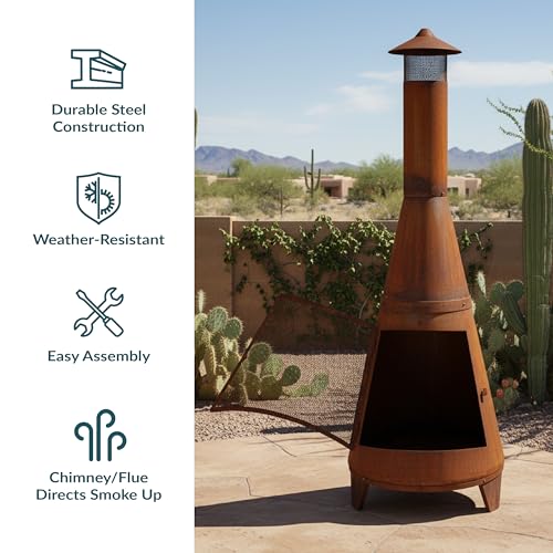 Close up of mesh door on chiminea