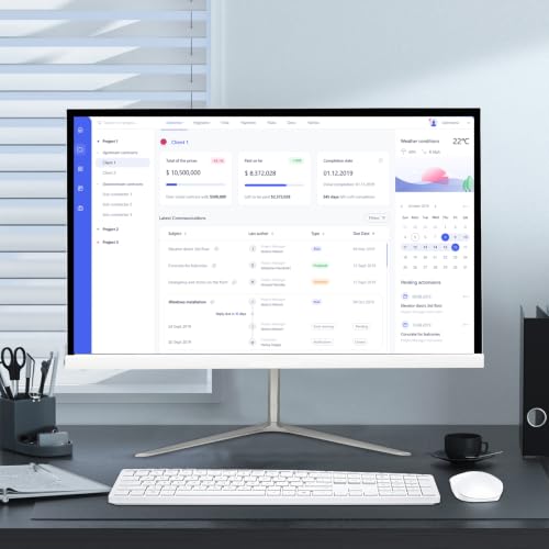 LKOWSTS desktop computer in a home office setup