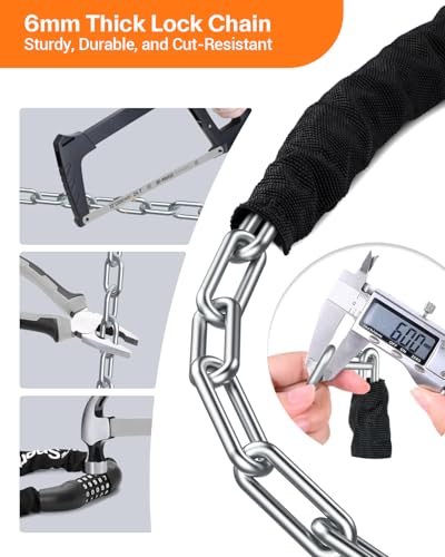 Sportneer lock securing a bicycle