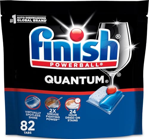 Finish Quantum Dishwasher Pods 82 Count front packaging