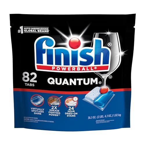 Finish Quantum Dishwasher Pods product label detail
