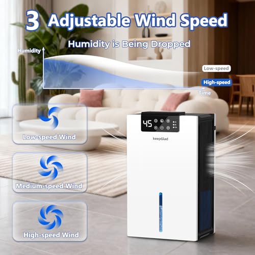 KeepGlad dehumidifier with water tank removed
