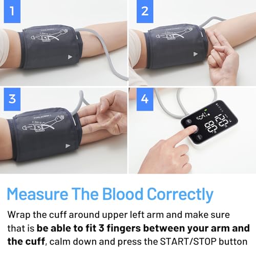 DOUHAO Blood Pressure Monitor with Type-C cable