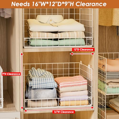 Close up of iron mesh shelf and storage buckle