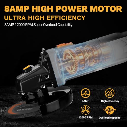 DEKOPRO electric grinder with included guard
