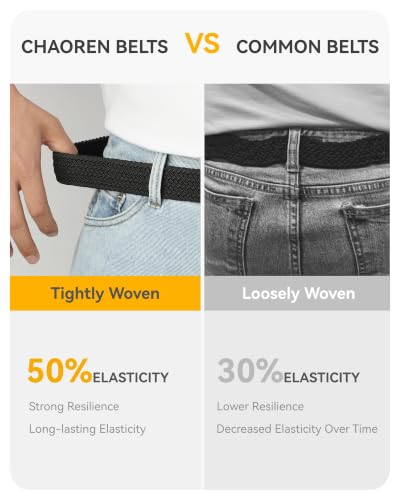 Side profile of CHAOREN elastic belt flexibility