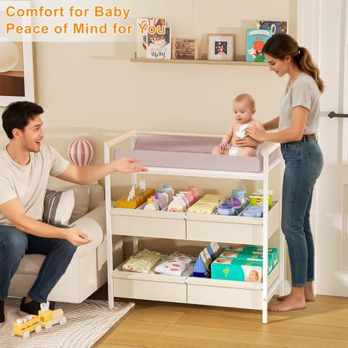 Full assembly view of Cidaziya nursery organizer