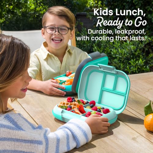 Aqua Bentgo lunch box with included food divider