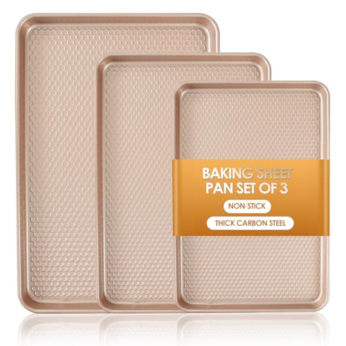 Deedro 3-piece rose gold baking set