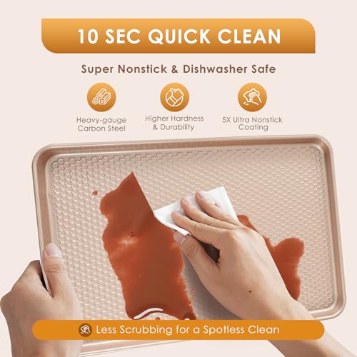 Durable reinforced rim of baking pan