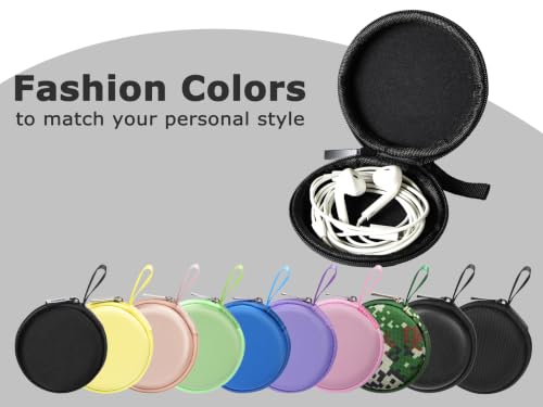 Ginsco Earbuds Case with finger strap for easy carrying