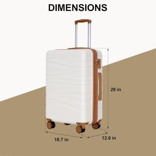 Romswi checked luggage side profile