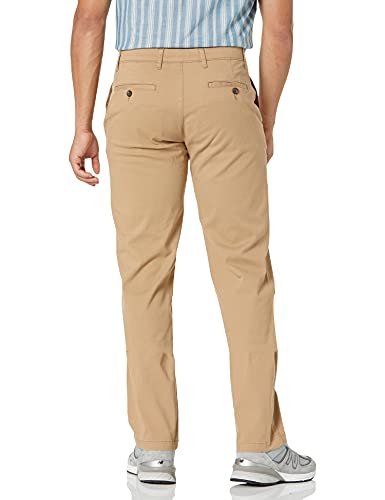 Men's straight fit stretch chino pants