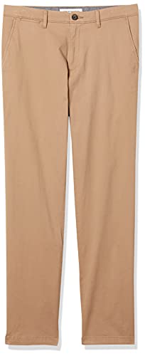 Dark Khaki men's casual stretch chinos