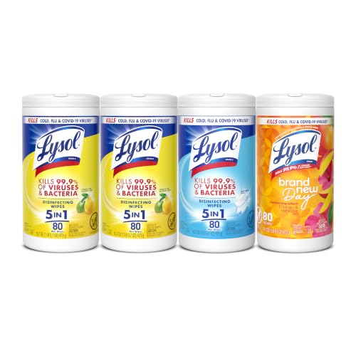 Lysol Disinfecting Wipes 4-pack bundle