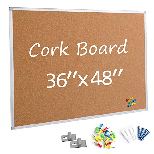 Board2by 36 x 48 bulletin board front view