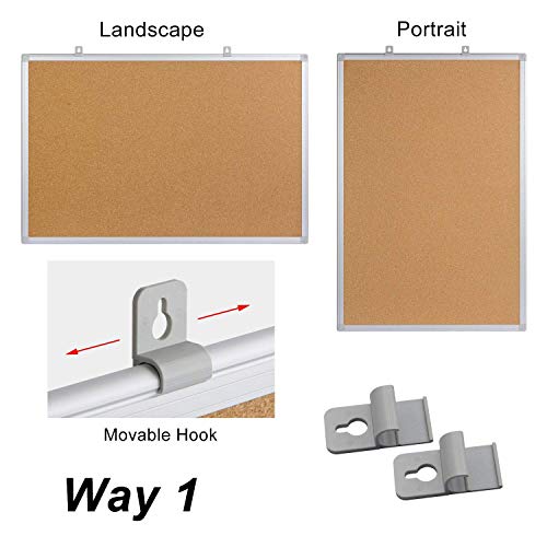 Board2by cork board with push pins