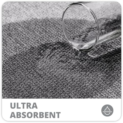 Close up of the absorbent terry cloth fabric