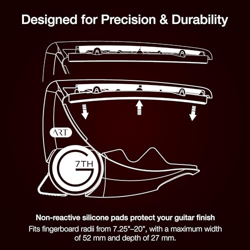G7th Performance 3 on guitar neck