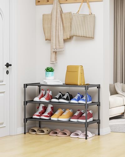 Kitsure shoe rack with sneakers on shelves