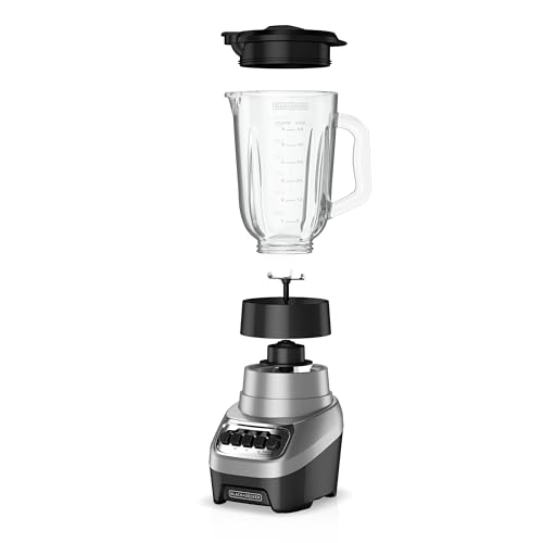 6-cup glass blender jar detail