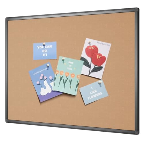 VIZ-PRO 36 x 24 inch cork notice board