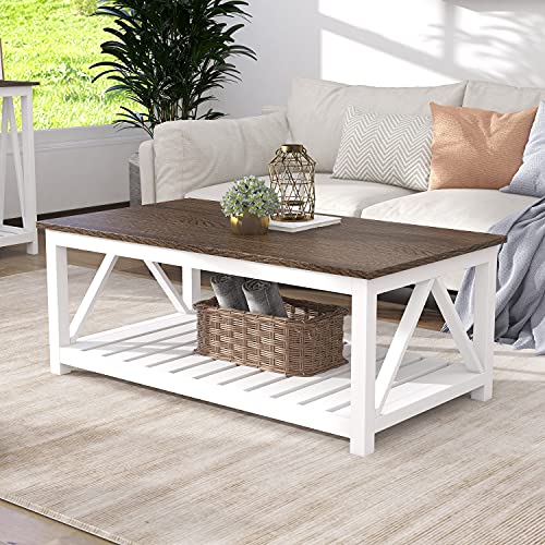 ChooChoo 40" Farmhouse Coffee Table perspective view