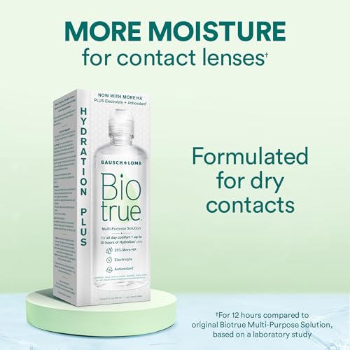 Biotrue solution 10 oz bottle side view