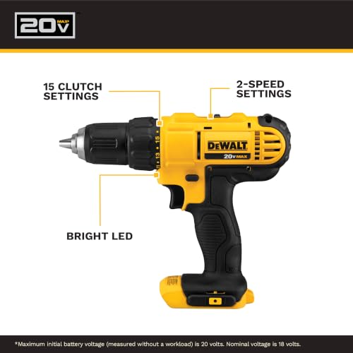 Side view of DEWALT 1/4 inch impact driver