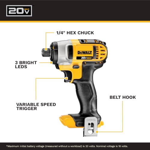 DEWALT tool kit with two batteries and charger