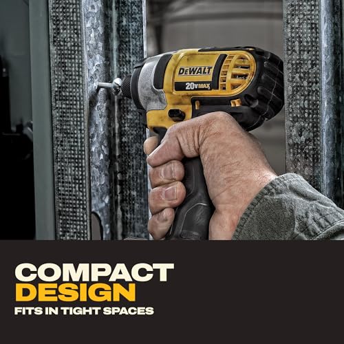 DEWALT drill showing LED work light