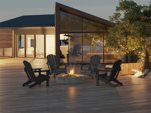 MUCHENGHY black patio chair side profile