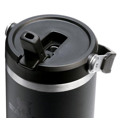 Flip straw lid mechanism on STANLEY tumbler