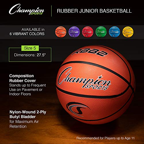 Champion Sports basketball showing valve stem