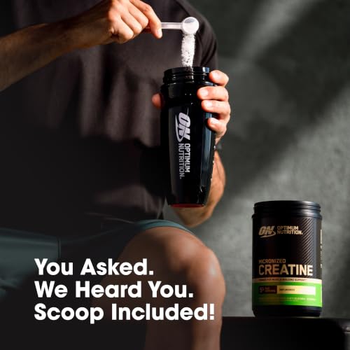 Optimum Nutrition Creatine powder texture view