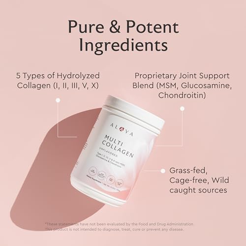 Nutrition facts for Alaya Naturals collagen