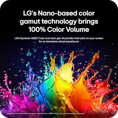 LG TV side profile showing slim design