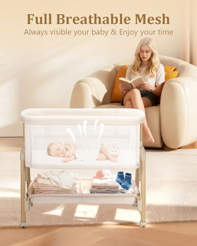 Side zipper detail on the JevrJeur bassinet