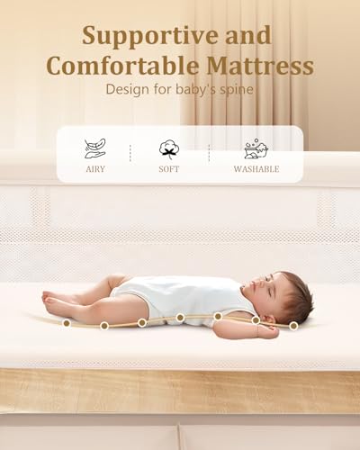 Full-mesh construction of the JevrJeur infant bed