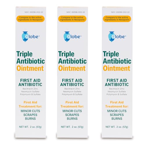 Three tubes of Globe First Aid Ointment