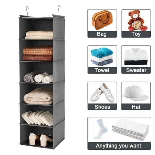 Full height view of MAX Houser hanging shelf unit