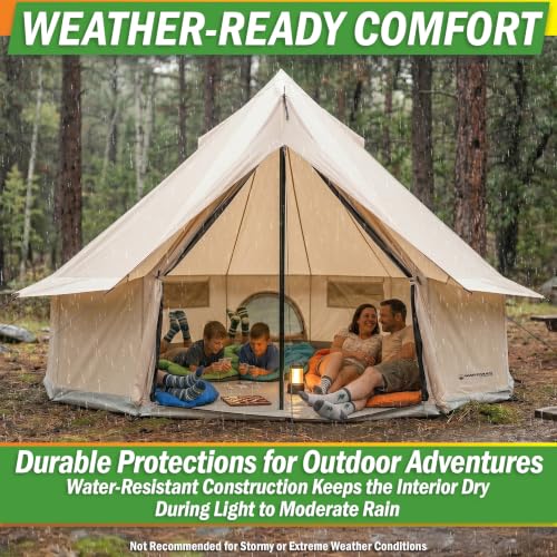 Wakeman 10-person tent storage pocket feature