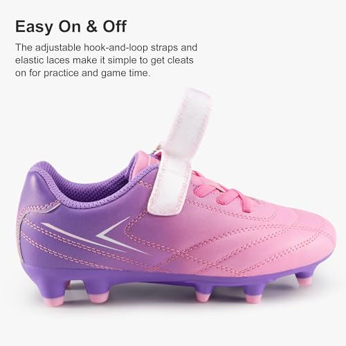 Stelle Girls Soccer Cleats back heel support