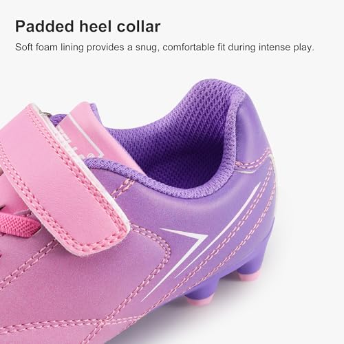 Inside view of Stelle soccer shoe ventilation