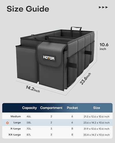 HOTOR storage mesh pockets